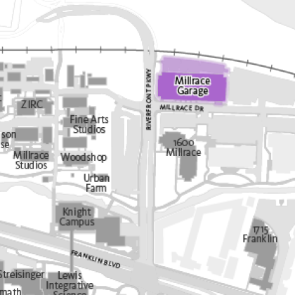 resident garage zone parking map