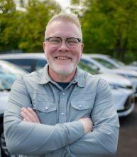 Portrait of Bryne Hagstrom, motor pool manager