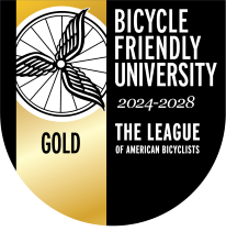 Bicycle Friendly University Gold Award Seal