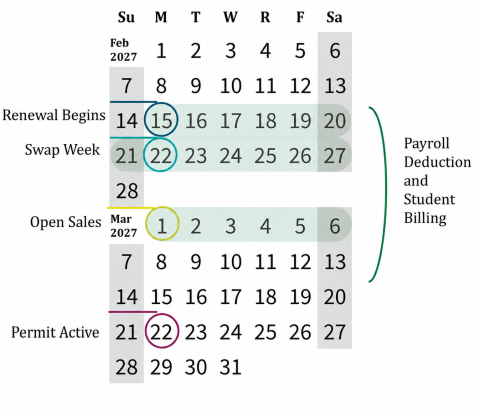 Spring 26-27 renewal calendar