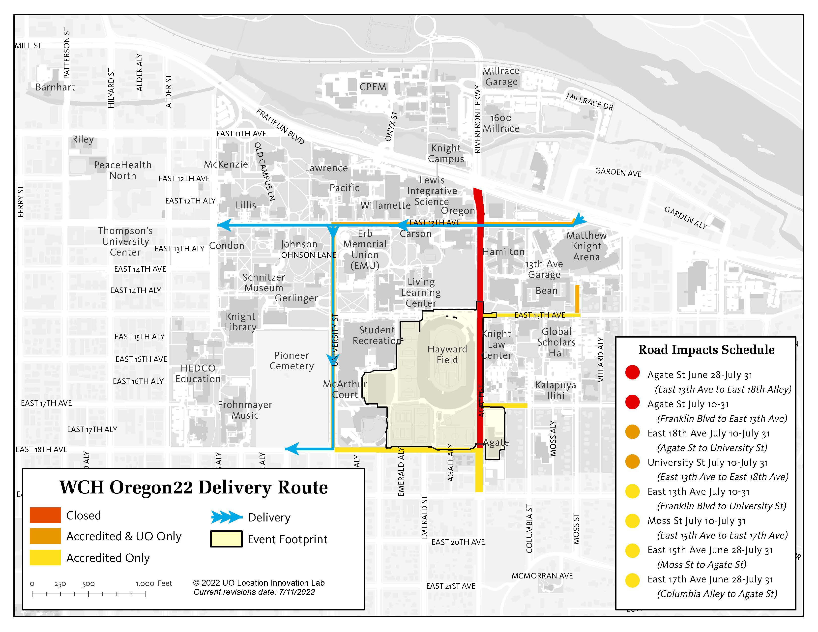 Delivery Route Map